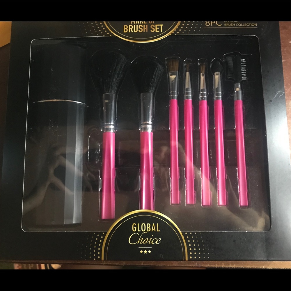 8 Piece Brush Set, with case